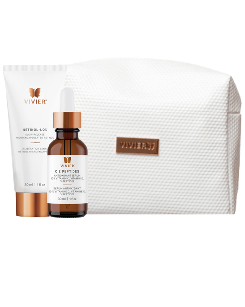 Gold Standard Duo: Vivier C E Peptides + Vivier Retinol 1%