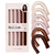 Kitsch Satin Wrapped Flexi Rods (6 pc)