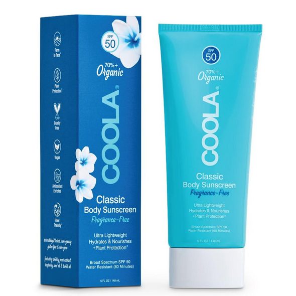 Coola Classic Body Fragrance Free SPF 50 Sunscreen Lotion