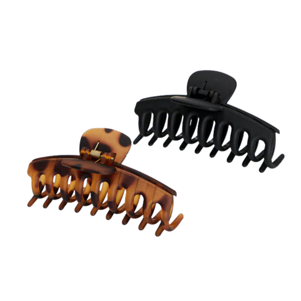 Kitsch Oversized Matte Claw Clips (2 pc)