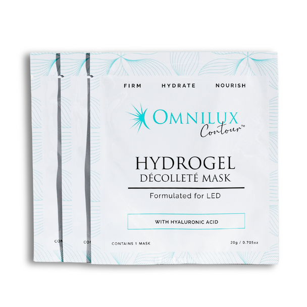 Omnilux Hydrogel Decollete Mask (3 pk)