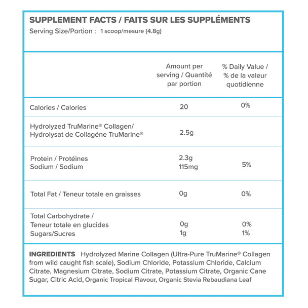 withinUs ReHydrate + TruMarine Collagen Jar (30 servings)