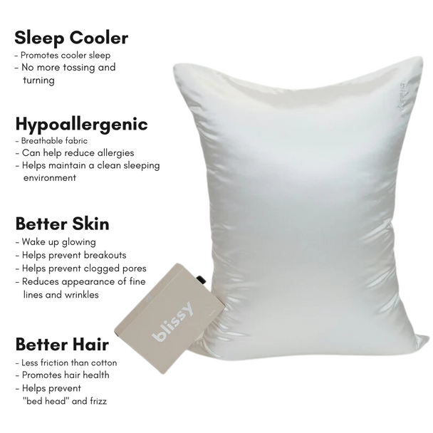 Blissy Silk Pillowcase - Queen