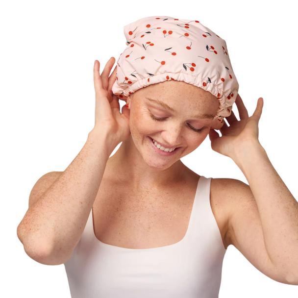 Kitsch Satin-Lined Flexi Shower Cap