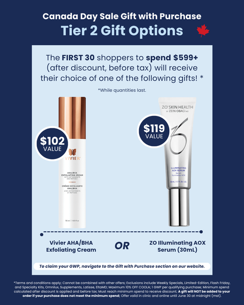 GWP Canada Day Skincare Sale: Tier 2 $599 Minimum Spend