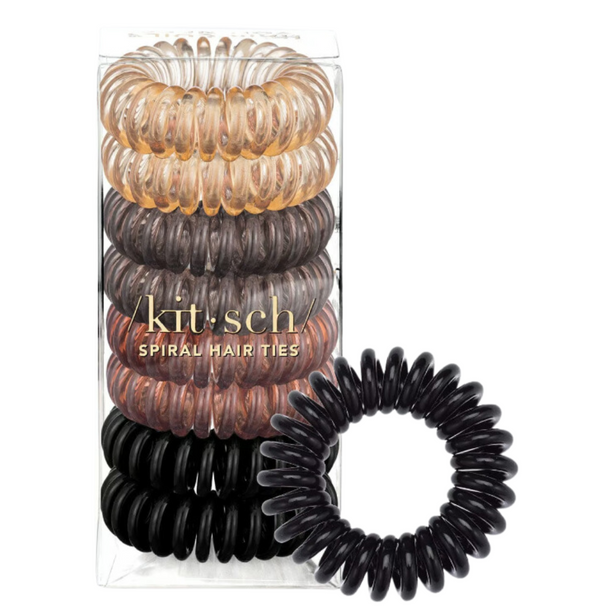 Kitsch Spiral Hair Ties (8 pc)