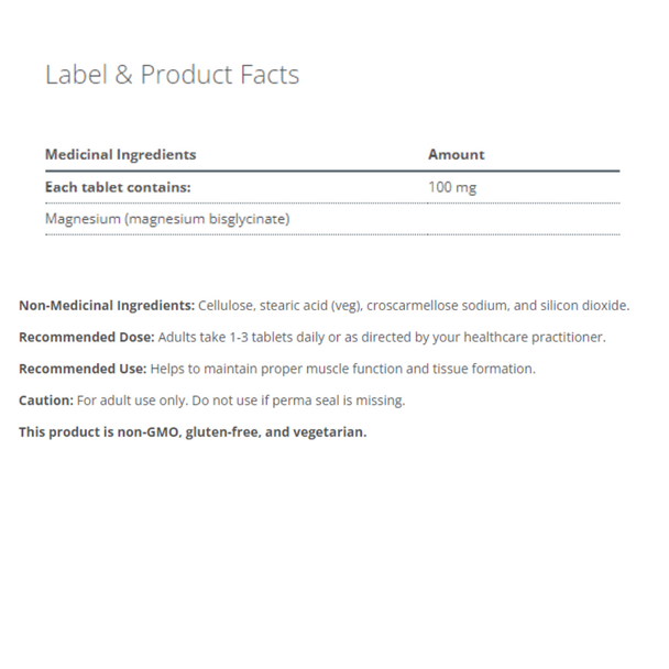 Metagenics Mag Glycinate (120)