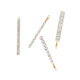 Kitsch Metal Rhinestone Assorted Bobby Pins (4 pc)