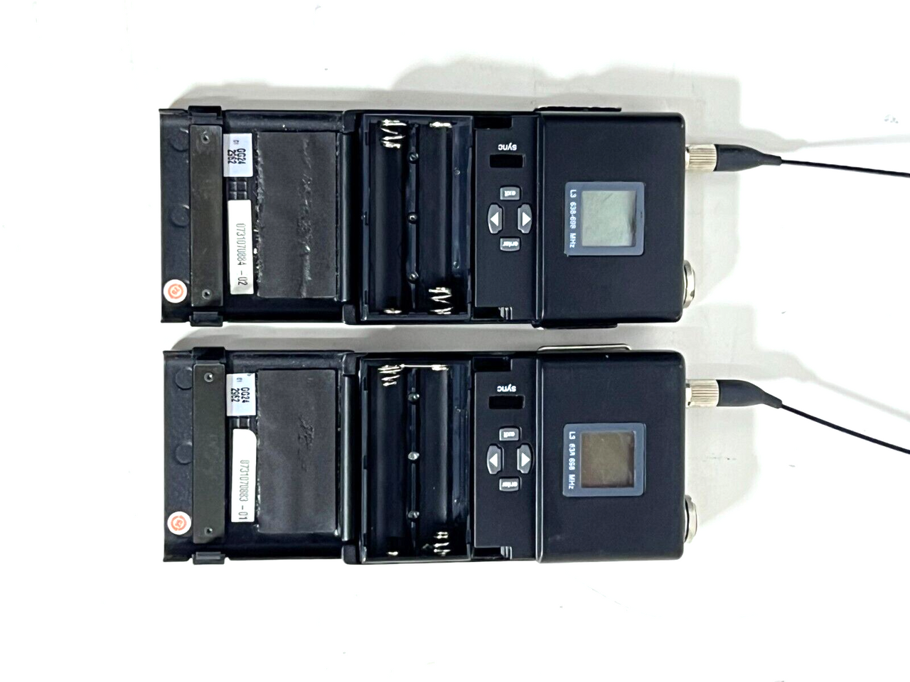 SHURE UR4D+ L3 Receiver /Transmitter Pkg Freq 638-698MHz -05288