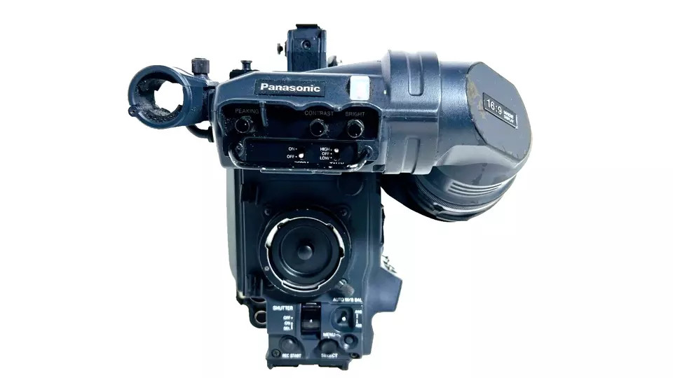 Panasonic AJ-SDX900P DVCPRO50 Camera W/AJ-VF20WP Viewfinder -05324
