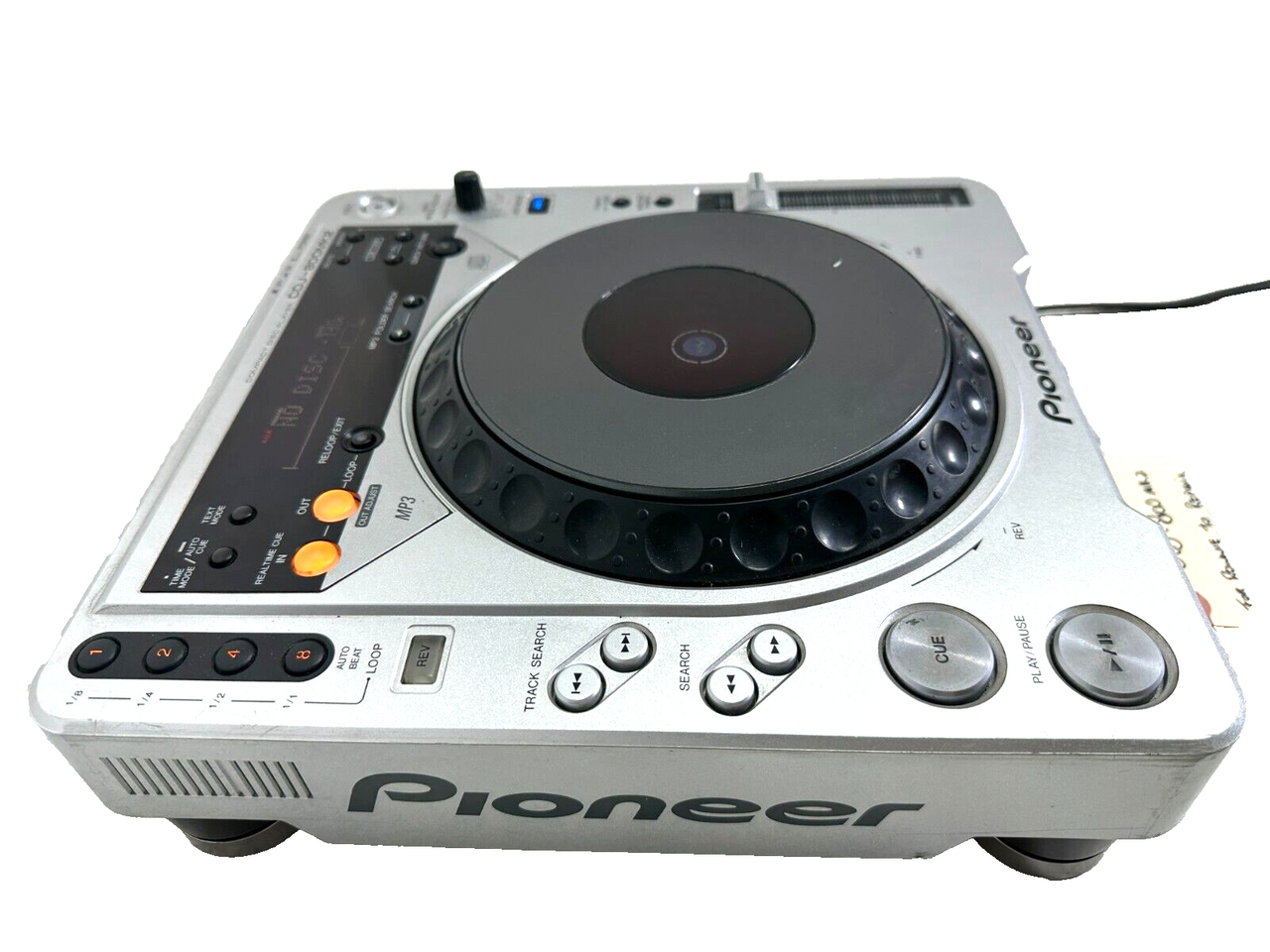 Pioneer CDJ-800MK2 Digital CD Deck W/Scratch Jewel Wheel/Not Working -0002  (One) - True Heart Sound