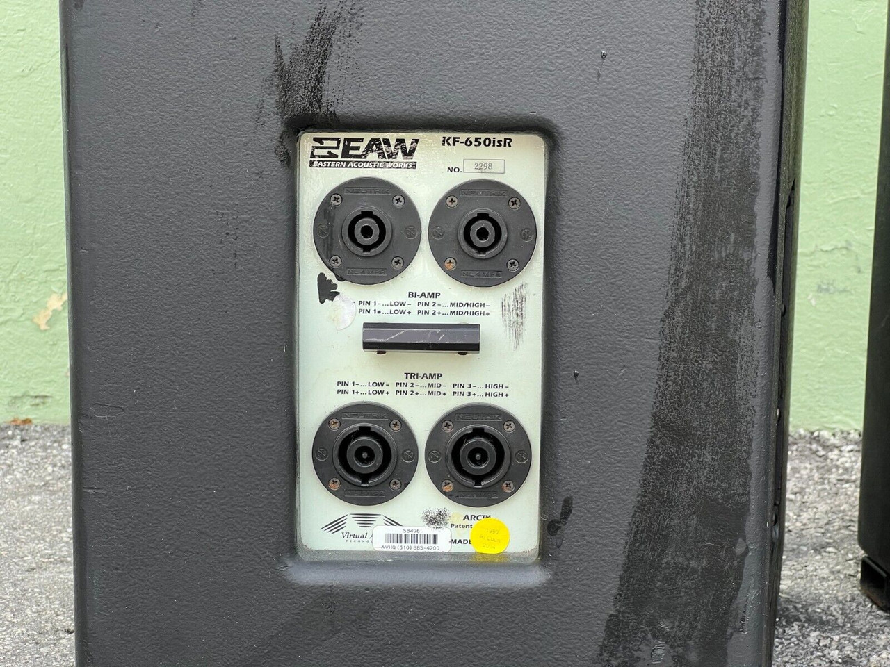 EAW KF-650isR Passive 3-Way Full Range Speaker -17606 -17607 (One