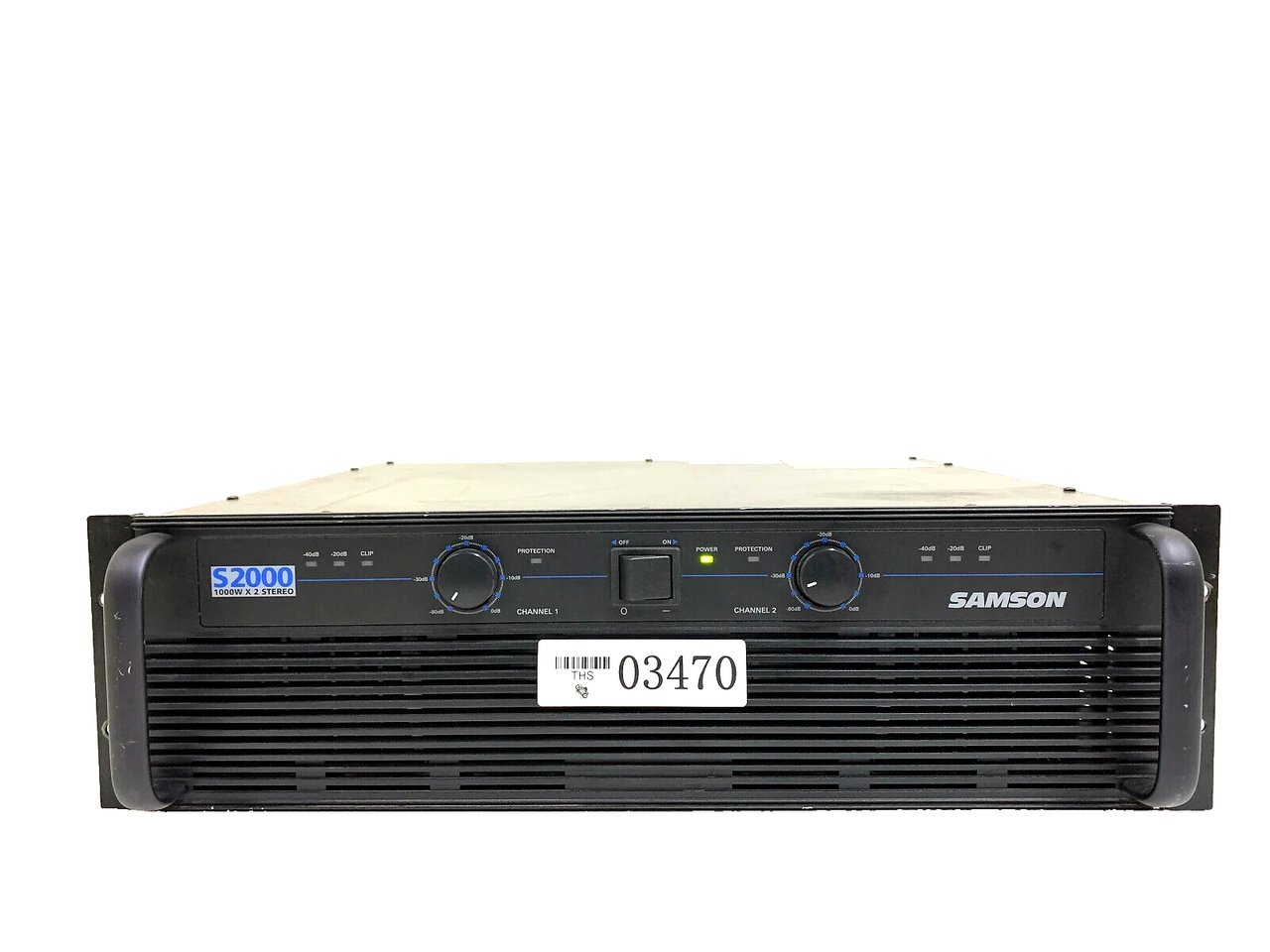 Samson S2000 2x1000W Power Amplifier -03470 (One) - True Heart Sound
