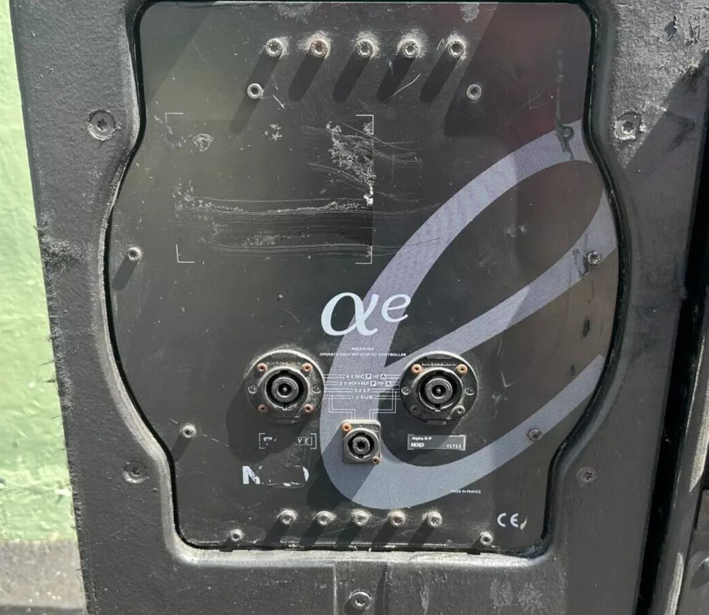 Nexo Alpha E-F Passive/Bi-Amp 3-Way Speakers -7131-7133 (ONE