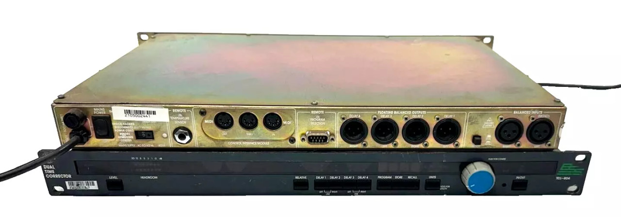 BSS TCS-804 Dual Time Corrector Digital Delay (One) - True