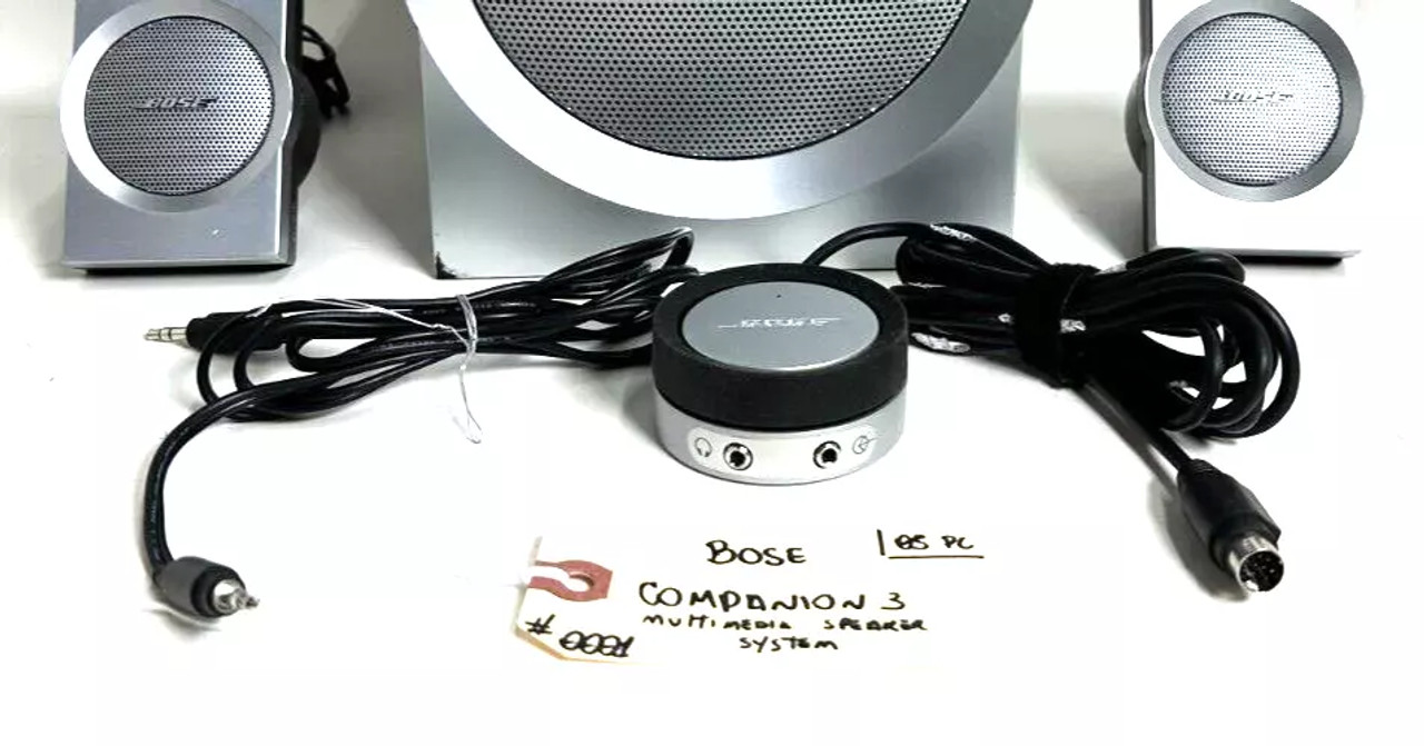 Bose Companion 3 Multimedia Speaker System - True Heart Sound
