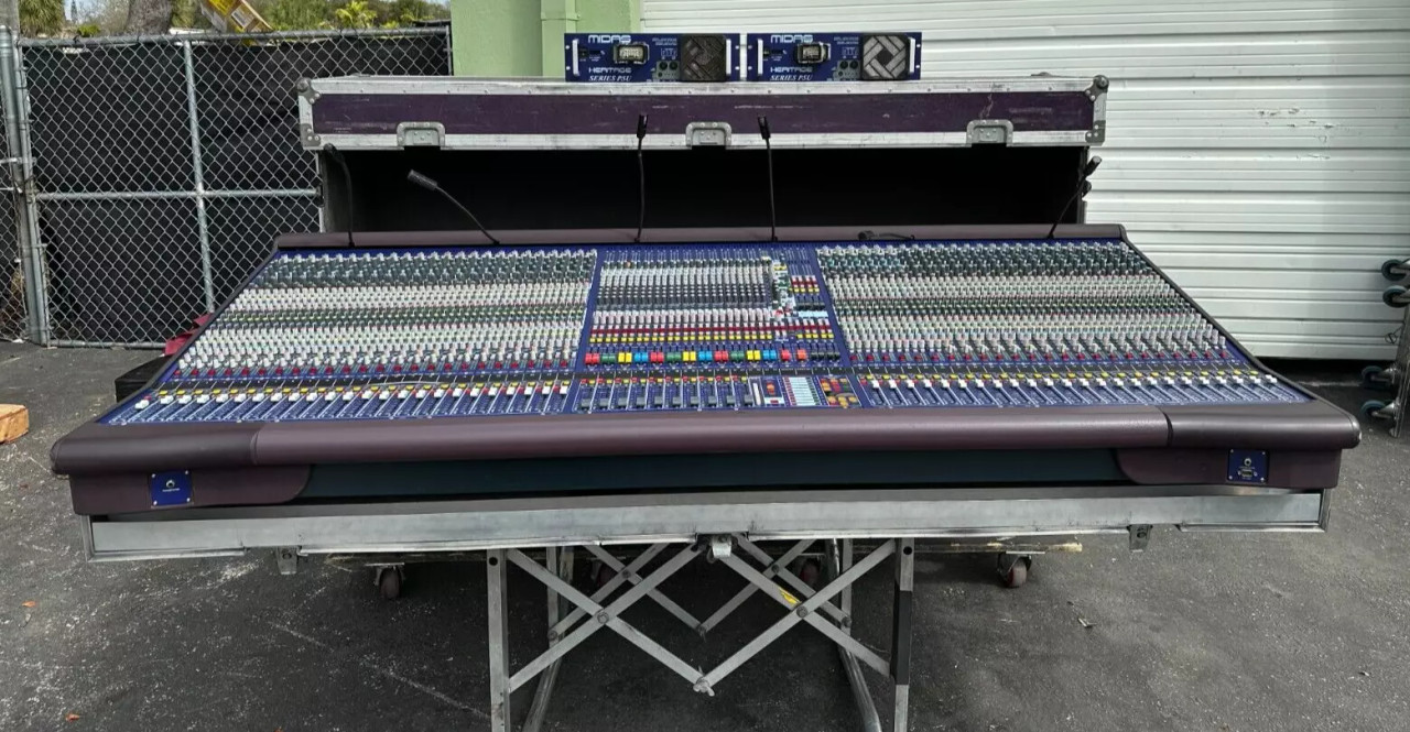 Midas Heritage 3000 48ch Mixing Console W/Case (2) Power Supply