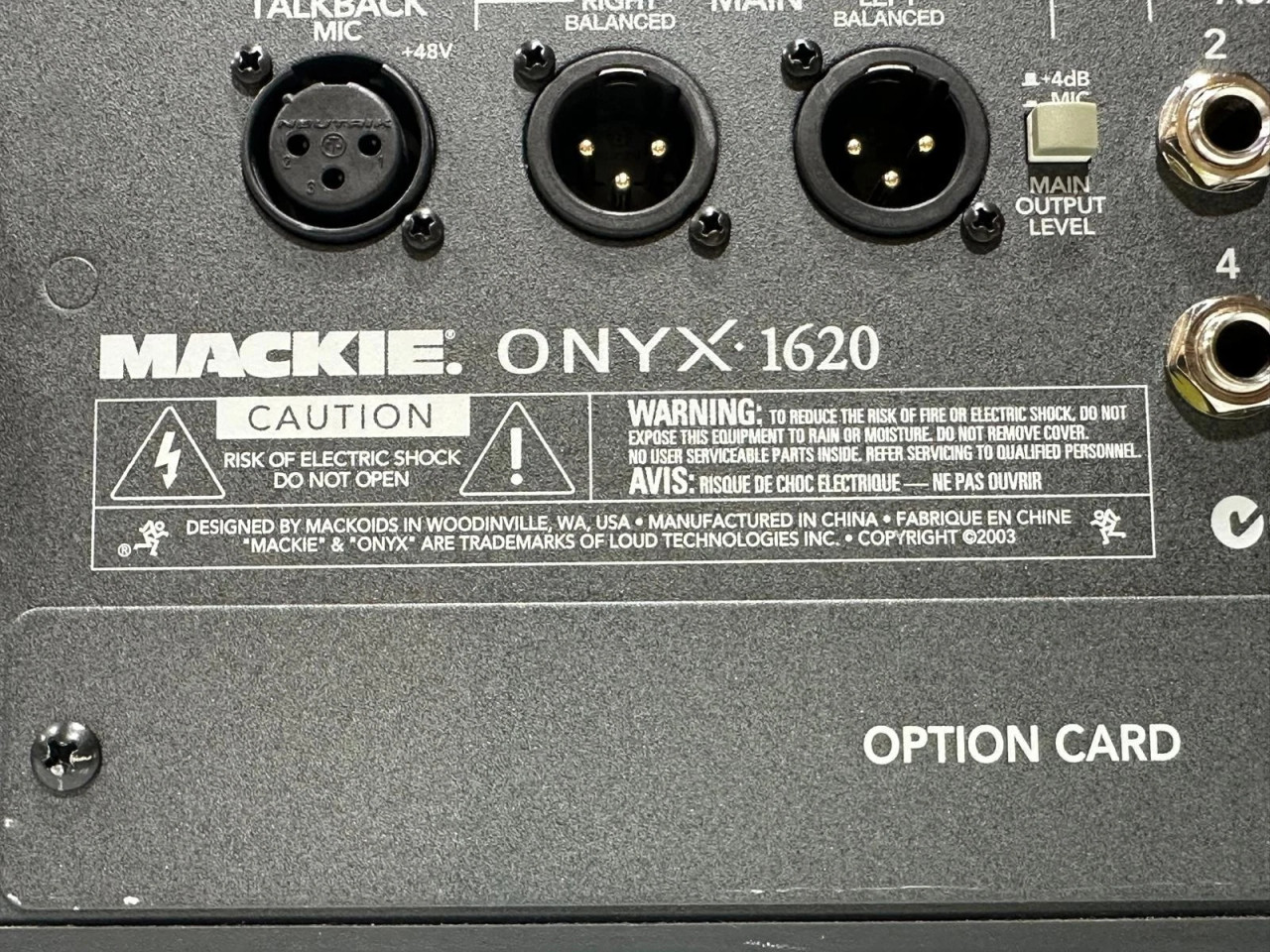 Mackie Onyx 1620 16-Channel Analog Mixer -7008c (One) - True Heart