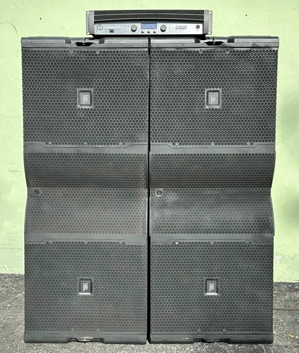 2) JBL VTX S28 Dual 18
