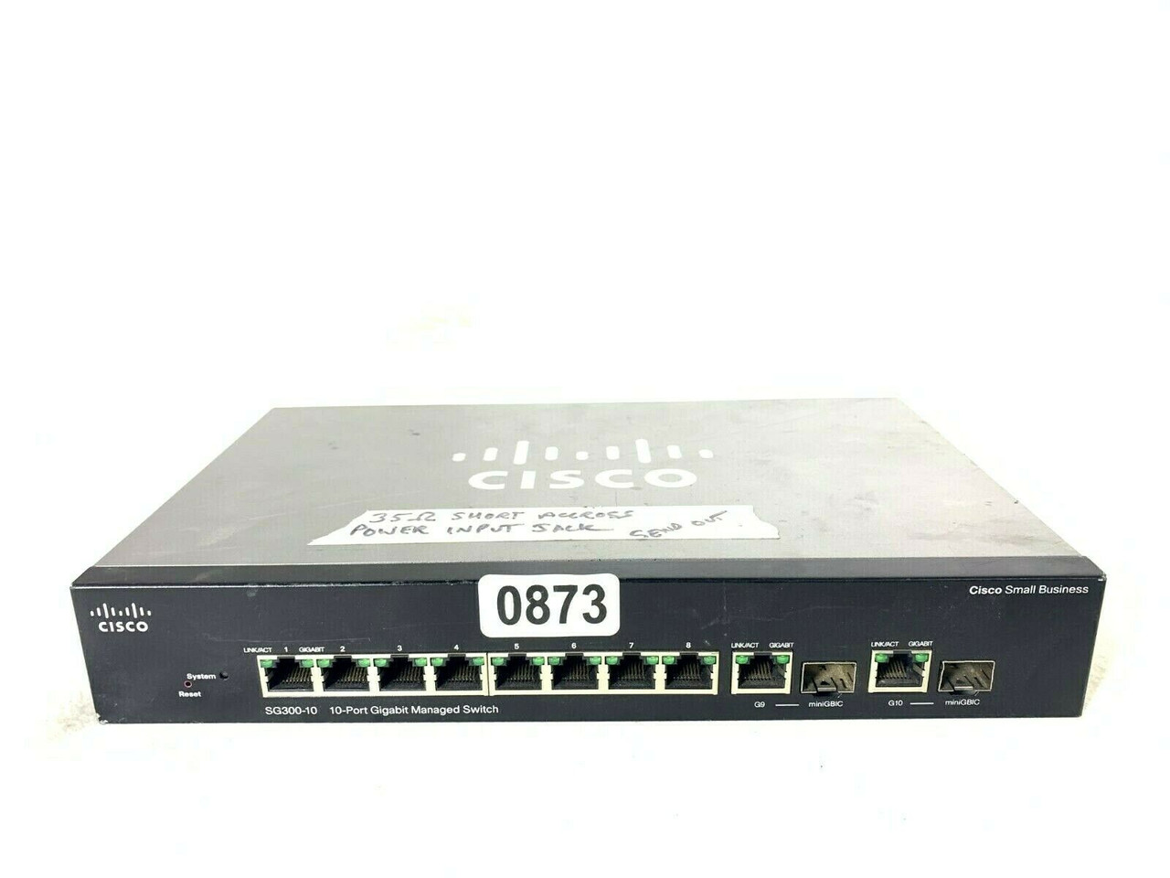 Cisco 10 Port Giga SG-300 Bit Managed Switch -0873 (One) - True