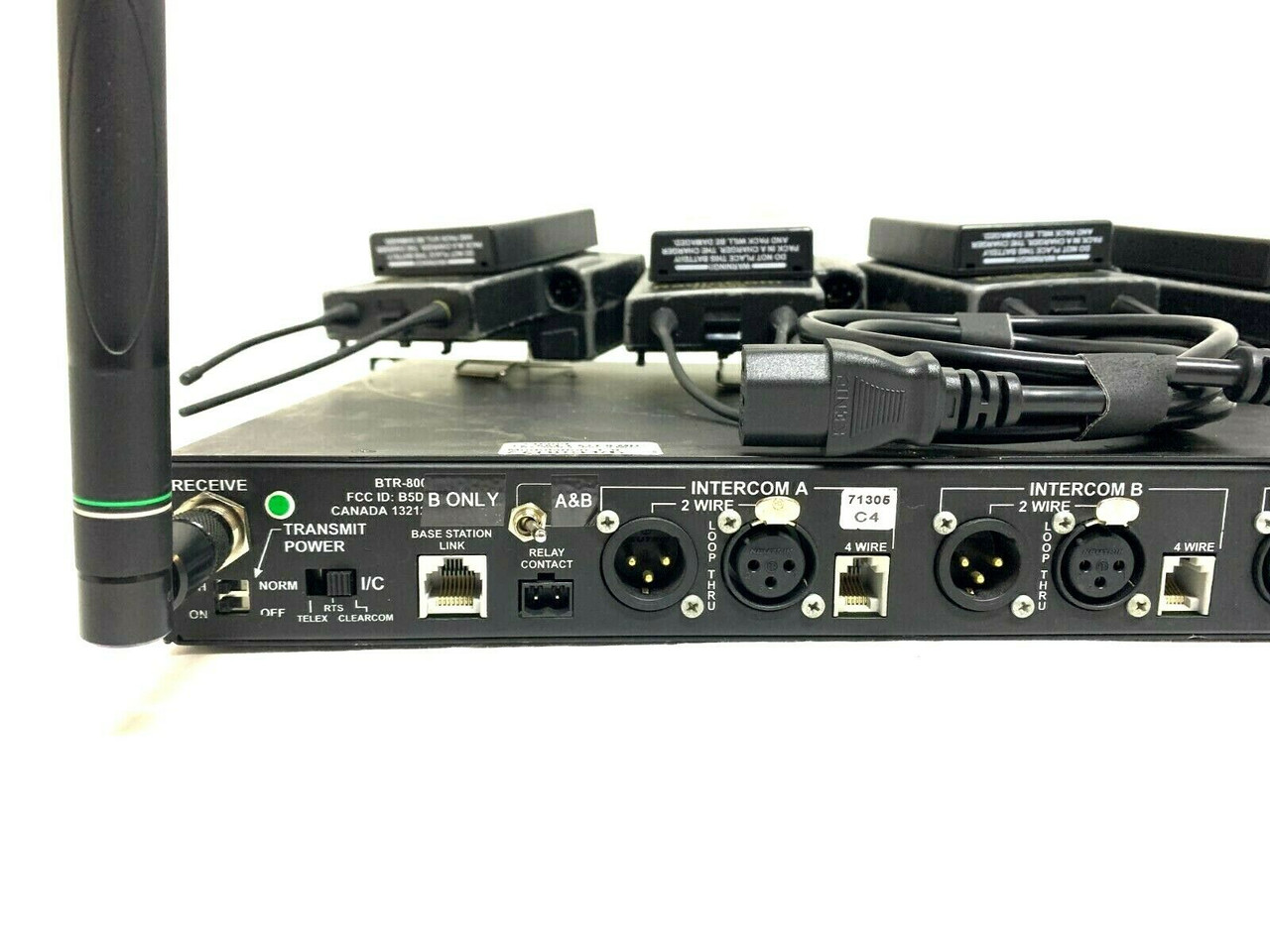 Telex/Radio Com Wireless Intercom System BTR-800/TR-825 C4 Band