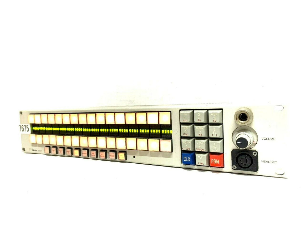 RTS/Telex Intercom KP98-7 Control Panel System -7675 -7677 (One) - True ...