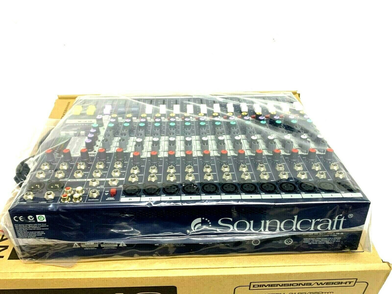 Soundcraft 12Ch EFX12 Mixer With Lexicon Effects (One) - True