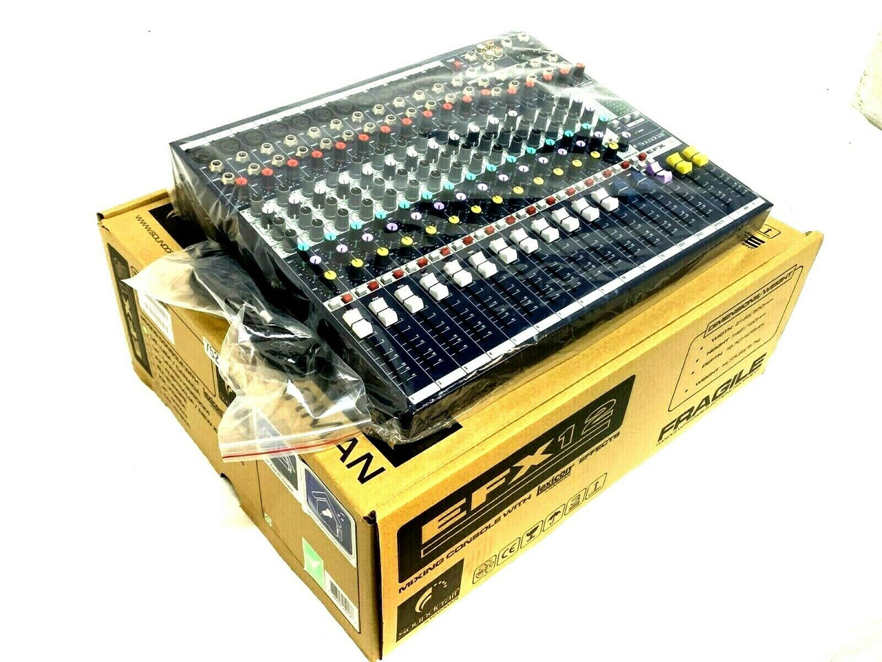 Soundcraft 12Ch EFX12 Mixer With Lexicon Effects (One) - True