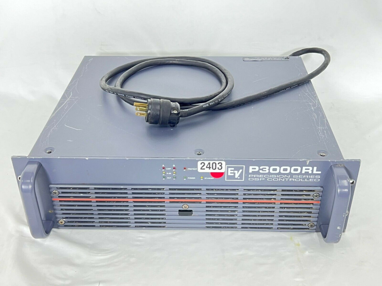 EV/Electro-Voice P3000RL Power Amp For Parts/Not Working #2401