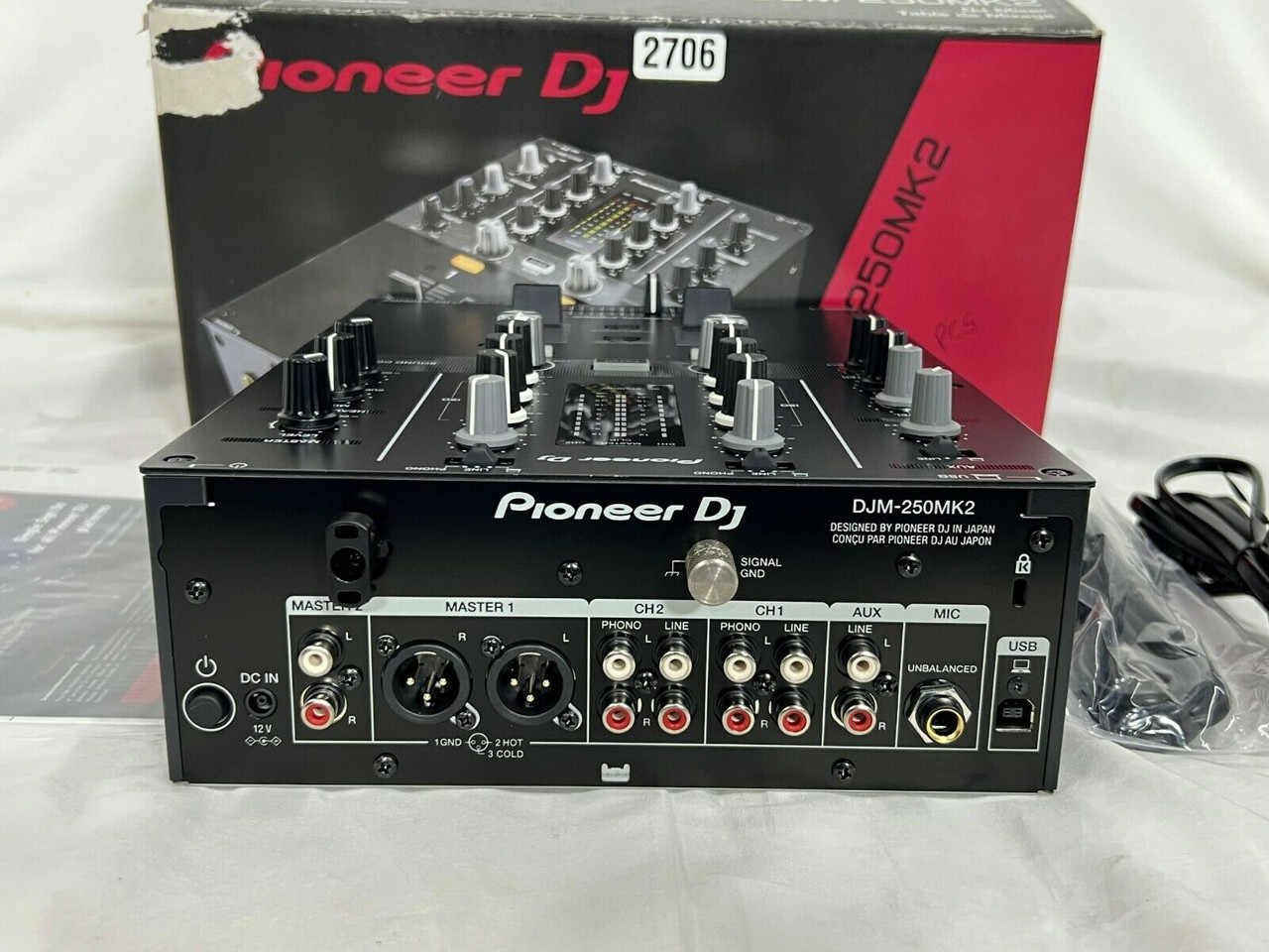 Pioneer 2CH DJM-250MK2 DJ Mixer With Independent Channel Filter