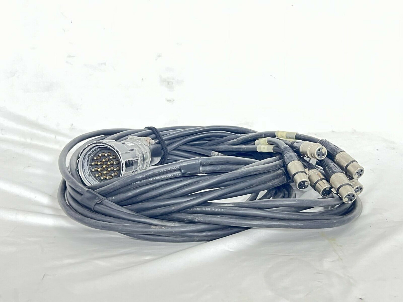 Socapex 12ft 19Pin To X6 3 Pin XLR Cable (One) -4965 - True Heart