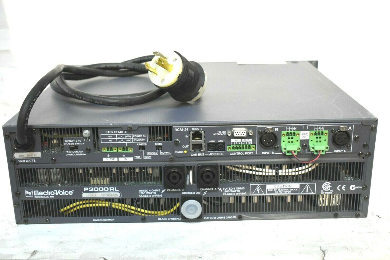 P3000 Electro-Voice パワーアンプ EV Power Electro Voice ⁄ 2ch 