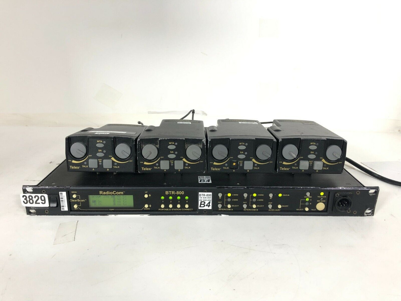 Telex Radiocom BTR-800/TR-825 B4 band Wireless Intercom System -3829 (One)  - True Heart Sound