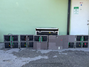 Absen A6T (6) Led Panel Screens W/Case -For Parts -17556 -17560 (One)THS Absen A6T (6) Led Panel Screens W/Case -For Parts -17556 -17560 (One)THS