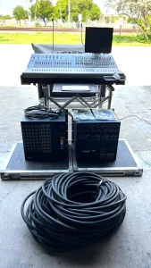 Avid Profile Console 48x24 Input Rack,FOH Rack ,330Ft BNC Cable #17576 (One)