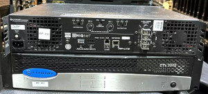 Crown CTS 2000 2 W/ IQ-PIP-LITE CARD Channel Power Amp (One) Crown CTS 2000 2 W/ IQ-PIP-LITE CARD Channel Power Amp (One)