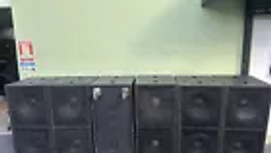 Dual 18" Subwoofer Loaded W/BNC Model 18P576-B Speakers -2268 (One)
