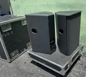Nexo PS15 Passive Speaker W/Case -7052 (LOT OF 2) Nexo PS15 Passive Speaker W/Case -7052 (LOT OF 2)