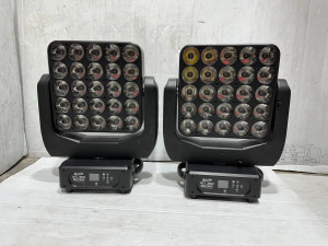 Elation Professional ACL 360 MATRIX Moving Head Lights (Pair)