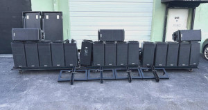 NEXO GEO S1210 LINE ARRAY SPEAKERS W/CASE/FLY FRAME (LOT OF 18) NEXO GEO S1210 LINE ARRAY SPEAKERS W/CASE/FLY FRAME (LOT OF 18)