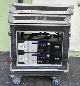NEXO NXAMP4X1 POWER AMPS IN CASE (One) NEXO NXAMP4X1 POWER AMPS IN CASE (One)