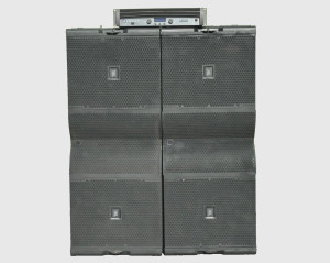 (2) JBL VTX S28 Dual 18" 8000W Subwoofer (1) CROWN 12000HD AMP