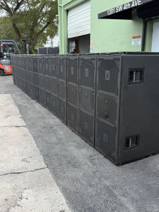 JBL VERTEC 4880 DUAL 18" Sub Line Array Element W/Dolly & Cover (LOT OF 6)