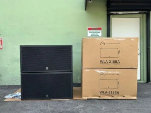 Wharfedale Pro WLA-218BA 4000Watts Dual 18" Active Subwoofer #6189 (One)