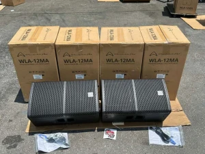 (4) Wharfedale WLA-12MA, 12-Inches Active Monitor Loudspeaker 1500W #6194