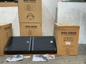 (4) Wharfedale Pro WDG-A12 12" Active Coaxial Loudspeaker #6195