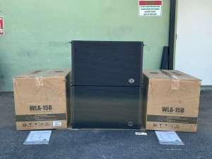 (2) Wharfedale Pro WLA-15B 15" Passive Subwoofer #7015