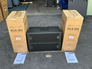 (2) Wharfedale Pro WLA-28x 2x8" Passive Line Array Speaker #7016