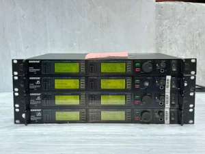 SHURE UR4D J5 578-638 MHZ DUAL WIRELESS RECEIVER #5030 (FOR ONE ONLY)