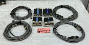 Clear-Com RS-502 Two Channel Intercom Belt Pack#7052 (LOT OF 4)
